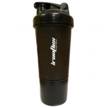 Шейкер IronFlex Shaker + container 500 ml Black Шейкер IronFlex Shaker + container 500 ml Black