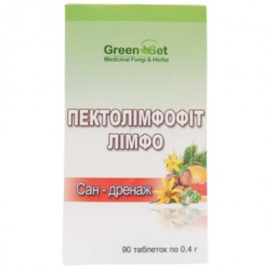 Смесь экстрактов GreenSet Пектолимфофит - Лимфо-Сан-дренаж 90 таблеток