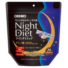Экстракт для похудения Orihiro Night Diet Complex 3 g 20 sticks Экстракт для похудения Orihiro Night Diet Complex 3 g 20 sticks