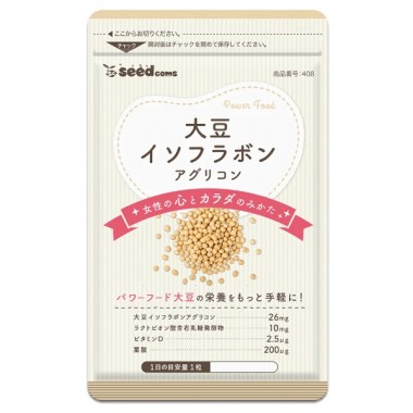 Комплекс для профилактика гормонального баланса Seedcoms Soy Isoflavone 30 Tabs