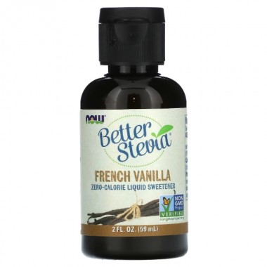 Заменитель сахара NOW Foods Better Stevia Liguid 59 ml /492 servings/ Vanilla