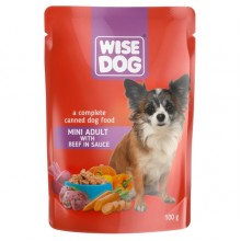 Wise Dog Beef in sauce Говядина в соусе для собак 100г Wise Dog Beef in sauce Говядина в соусе для собак 100г