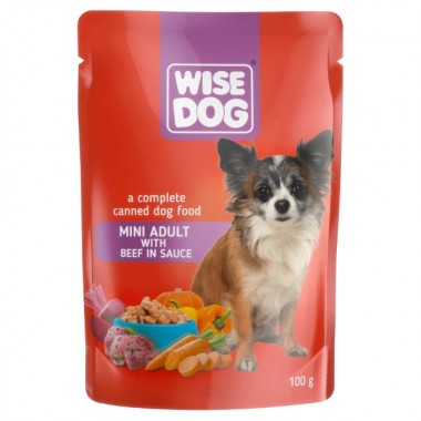  Wise Dog Beef in sauce Говядина в соусе для собак 100г