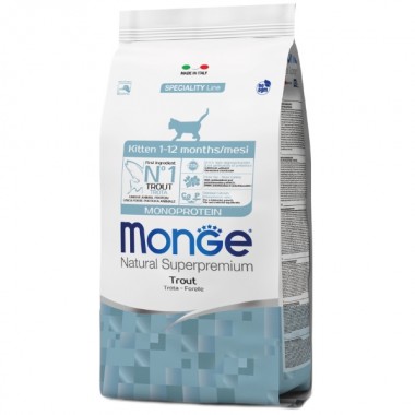  Monge Cat Kitten с форелью 0,4 Кг