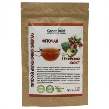 Заменитель питания GreenSet Фиточай Печеночный Защита 1,5 г х 20 пакетиков Заменитель питания GreenSet Фиточай Печеночный Защита 1,5 г х 20 пакетиков