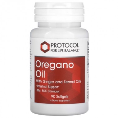 Масло Орегано Protocol for Life Balance Oregano Oil with Ginger and Fennel Oils 90 Softgels