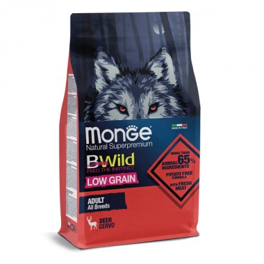  Monge Dog Bwild Low Grain оленина 2,5 Кг
