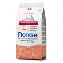 Сухой корм для собак Monge Dog Extrasmall Adult лосось с рисом 0,8 Кг Сухой корм для собак Monge Dog Extrasmall Adult лосось с рисом 0,8 Кг