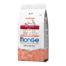 Сухой корм для собак Monge Dog Mini Adult лосось с рисом 7,5 Кг