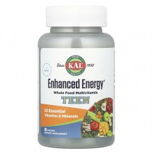 Витаминно-минеральный комплекс KAL Enhanced Energy Teen 60 Veg Tabs Витаминно-минеральный комплекс KAL Enhanced Energy Teen 60 Veg Tabs