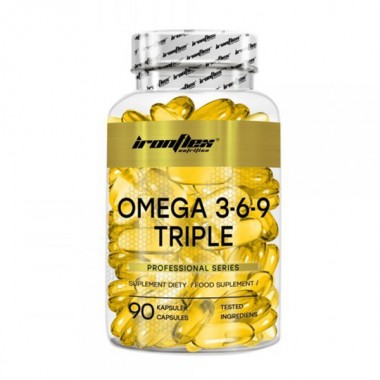 Омега для спорта IronFlex Omega 3-6-9 Triple 90 Caps