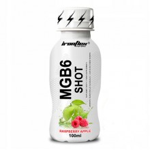 Витаминно-минеральный комплекс для спорта IronFlex MgB6 Shot 100 ml /1 servings/ Apple Raspberry