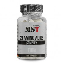 Аминокомплекс для спорта MST Nutrition 21 Amino Acids 60 Caps