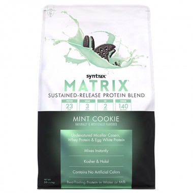 Протеин Syntrax Matrix 5.0 2270 g /76 servings/ Mint Cookie