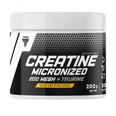 Креатин моногидрат Trec Nutrition Creatine Micronized 200 MESH + Taurine 200 g /30 servings/