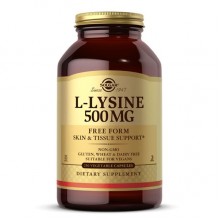 Лизин Solgar L-Lysine 500 mg 250 Veg Caps