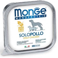 Влажный корм для собак Monge Dog Wet SOLO 100% курица 0,15 Кг Влажный корм для собак Monge Dog Wet SOLO 100% курица 0,15 Кг