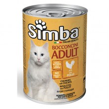 Влажный корм для котов Monge Simba Cat Wet курица 0,415 Кг