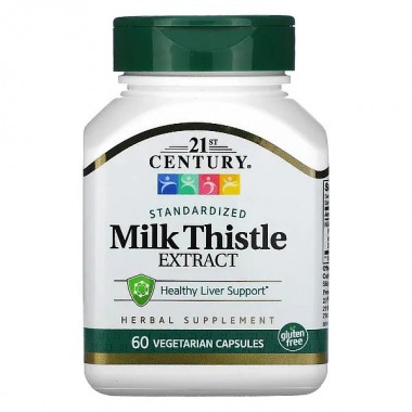 Расторопша 21st Century Milk Thistle Extract 60 Veg Caps
