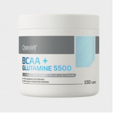 Аминокомплекс для спорта OstroVit BCAA + Glutamine 5500 150 Caps Аминокомплекс для спорта OstroVit BCAA + Glutamine 5500 150 Caps
