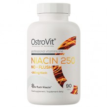 Витамин B для спорта OstroVit Niacin 250 No-Flush 90 Tabs