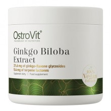 Гинкго Билоба для спорта OstroVit Vege Ginkgo Biloba 50 g /555 servings/