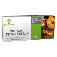 Грибной комплекс Elit-Pharm Экстракт Гриба Рейши 40 таб