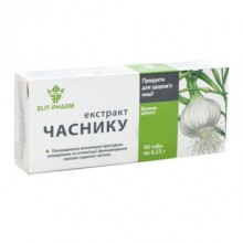 Чеснок Elit-Pharm Экстракт Чеснока 80 таб
