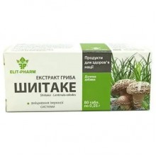 Грибной комплекс Elit-Pharm Экстракт гриба Шиитаке 80 таб