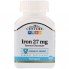 Микроэлемент Железо 21st Century Iron 27 mg 110 Tabs Микроэлемент Железо 21st Century Iron 27 mg 110 Tabs