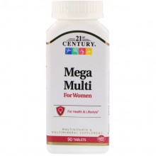 Витаминно-минеральный комплекс 21st Century Mega Multi for Women 90 Tabs