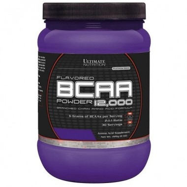 Аминокислота BCAA для спорта Ultimate Nutrition Flavored BCAA 12,000 Powder 228 g /30 servings/ Lemon Lime