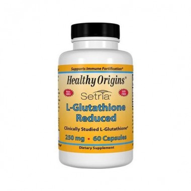 Глутатион Healthy Origins L-Glutathione Setria 250 mg 60 Veg Caps