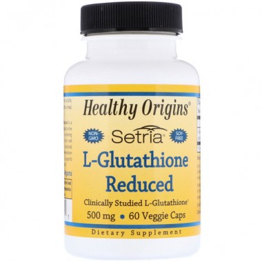 Глутатион Healthy Origins L-Glutathione Setria 500 mg 60 Veg Caps
