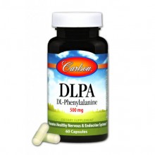 Фенилаланин Carlson Labs DLPA 500 mg 60 Caps