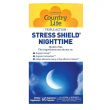 Комплекс для профилактики нервной системы Country Life Stress Shield Nighttime 60 Caps