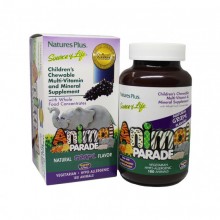 Витаминно-минеральный комплекс Nature's Plus Animal Parade Gold 180 Chewables Grape Flavor Витаминно-минеральный комплекс Nature's Plus Animal Parade Gold 180 Chewables Grape Flavor