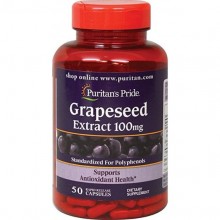 Антиоксидант Puritan's Pride Grapeseed Extract 100 mg 50 Caps