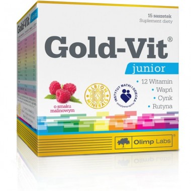 Мультивитамины для спорта Olimp Nutrition Gold-Vit Junior 15 packs Raspberry Мультивитамины для спорта Olimp Nutrition Gold-Vit Junior 15 packs Raspberry