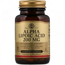 Альфа-липоевая кислота Solgar Alpha Lipoic Acid 200 mg 50 Veg Caps