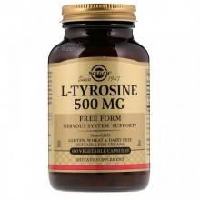 Тирозин Solgar L-Tyrosine 500 mg 100 Veg Caps