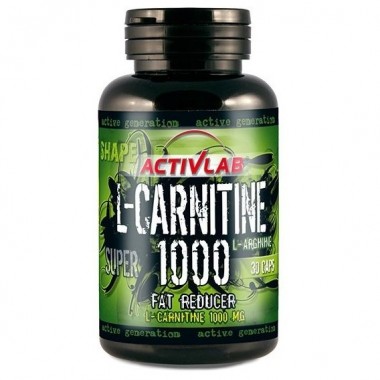 Жиросжигатель для спорта Activlab L-Carnitine 1000 30 Caps Жиросжигатель для спорта Activlab L-Carnitine 1000 30 Caps