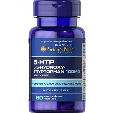 Триптофан Puritan's Pride 5-HTP 100 mg 60 Caps