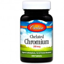 Микроэлемент Хром Carlson Labs Chelated Chromium 200 mcg 300 Tabs Микроэлемент Хром Carlson Labs Chelated Chromium 200 mcg 300 Tabs