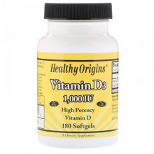 Витамин D Healthy Origins Vitamin D3 1000 IU 180 Softgels