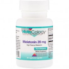 Мелатонин для сна Nutricology Melatonin 20 mg 60 Veg Caps