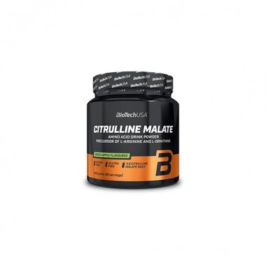 Цитруллин для спорта BioTechUSA Citrulline Malate Powder 300 g /90 servings/ Green Apple Цитруллин для спорта BioTechUSA Citrulline Malate Powder 300 g /90 servings/ Green Apple
