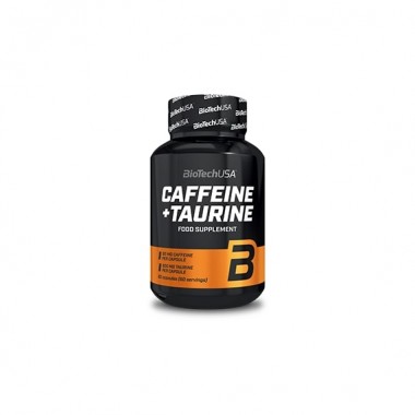 Комплекс до тренировки BioTechUSA Caffeine & Taurine 60 Caps