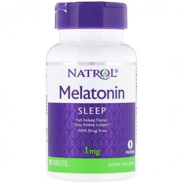 Мелатонин для сна Natrol Melatonin 1 mg 90 Tabs NTL-00465