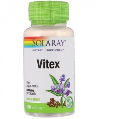 Витекс Solaray Vitex 400 mg 100 Veg Caps SOR-01645